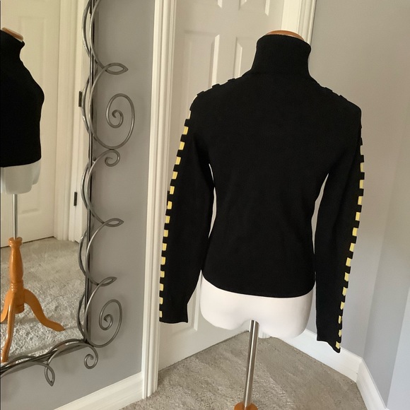 Carlisle Turtleneck with Sharp Sleeve Detail - Picture 3 of 5